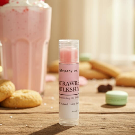 Strawberry Milkshake Lip Balm Calmpany Co. Strawberry Milkshake Lip Balm